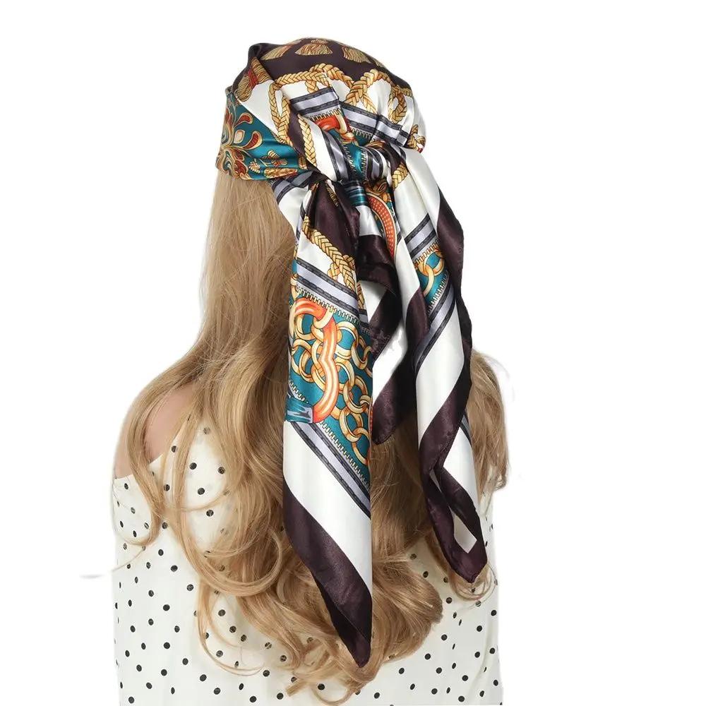 90*90cm Ӹ ī  Ÿ  м ΰ Ǯ  Cheveux 񵵸 ũ Ӹ ī  Headscarf Hijab
